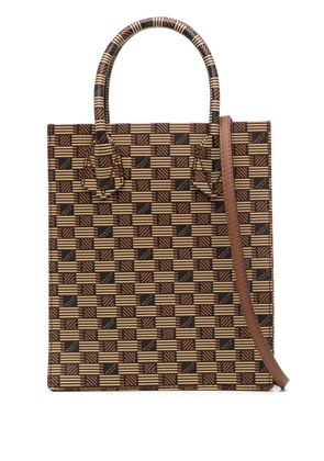 Moreau Suite Junior leather shoulder bag - Brown