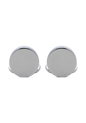 Giorgio Armani textured round cufflinks - Silver