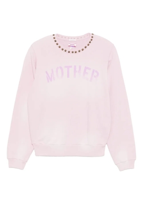 MOTHER logo-printed sweatshirt - Pink
