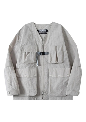 Spoonyard V-neck 3D jacket - Grey