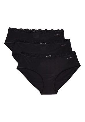 Calvin Klein Underwear lace-trim briefs (pack of three) - Black