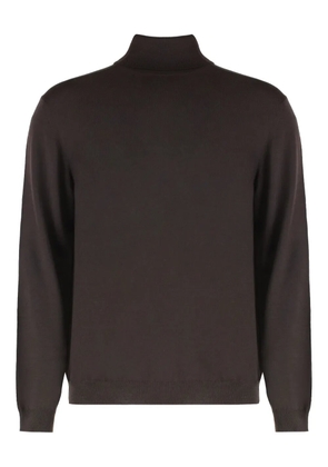 slowear high-neck wool sweater - Brown