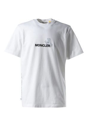 Moncler FRGMT Cartoon logo cotton T-Shirt - White