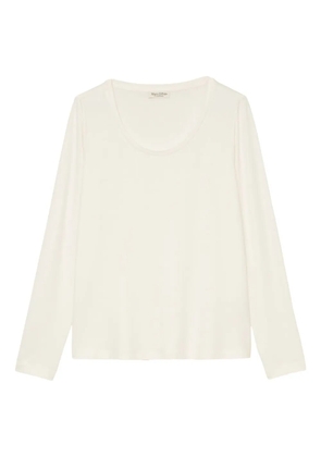 Marc O'Polo long-sleeve scoop-neck top - White