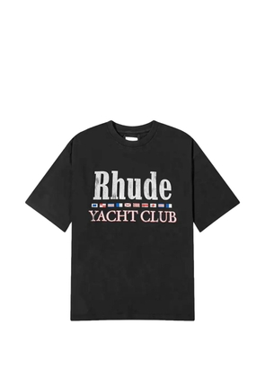 RHUDE printed T-shirt - Black