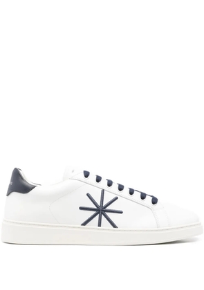 Manuel Ritz star-appliqué leather sneakers - White