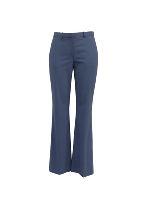 Theory Demetria flared trousers - Blue