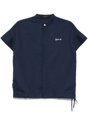 SPORT b. by agnès b. logo-embroidered shirt - Blue
