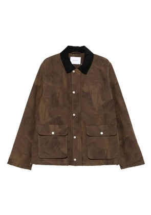 Les Deux brushstroke pocket jacket - Brown