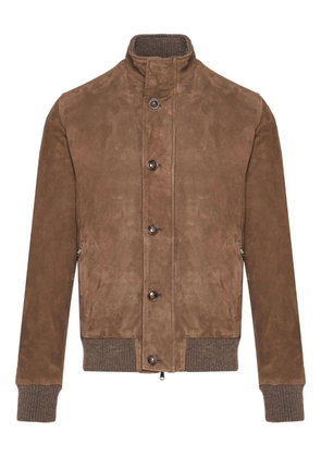 Barba suede jacket - Brown