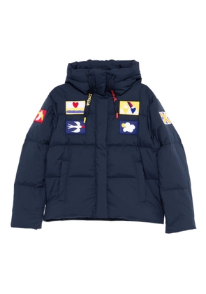 Rossignol x JCC detail-appliqué hooded jacket - Blue