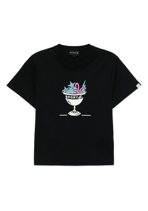 SPORT b. by agnès b. graphic-print T-shirt - Black