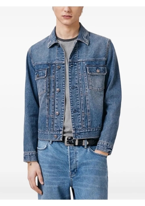 AllSaints Exile button-fastening denim jacket - Blue