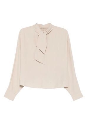 Alysi long sleeve blouse - Neutrals