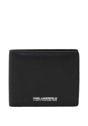 Karl Lagerfeld logo-print wallet - Black