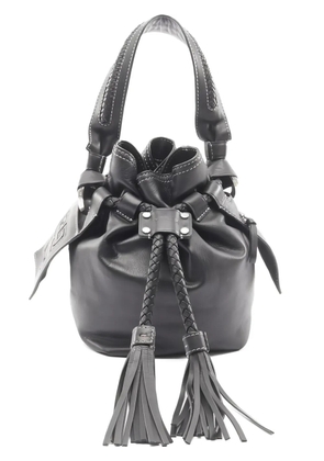 Givenchy Pre-Owned 2000s 4G drawstring tassel bucket bag - Black