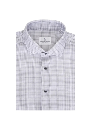 EMANUEL BERG check-pattern shirt - Grey