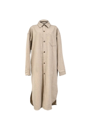 The Frankie Shop button-fastening long coat - Neutrals