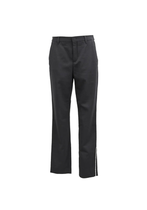 Miu Miu Pre-Owned crystal-embellished trousers - Black
