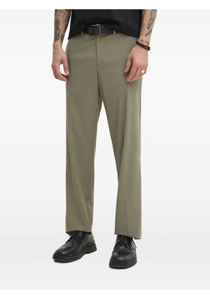 SAMSOE SAMSOE buttoned-pocket tailored trousers - Green