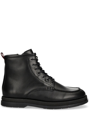 HUGO leather boots - Black