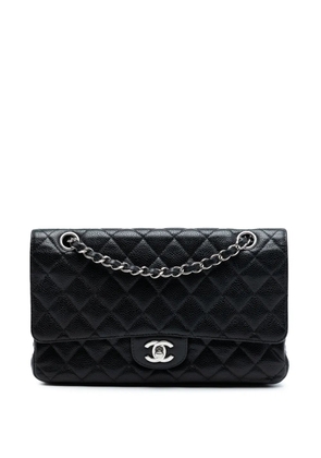 CHANEL Pre-Owned 2009-2010 Medium Classic Caviar Double Flap shoulder bag - Black