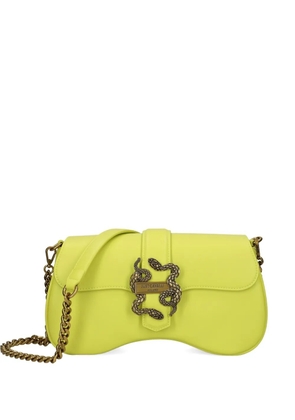 Just Cavalli snake-buckle cross body bag - Green
