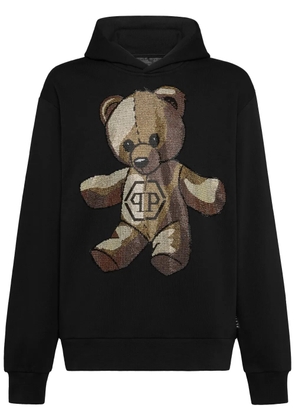 Philipp Plein Teddy hoodie - Black