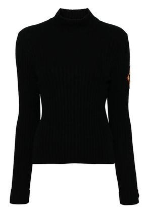 CHANEL Pre-Owned 1990-2000s ribbed wool jumper - Black