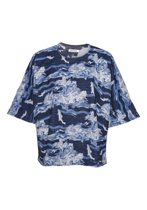 Henrik Vibskov landscape-print t-shirt - Blue