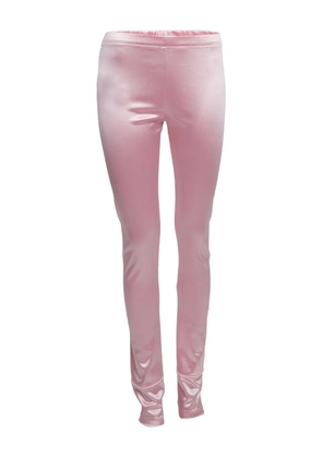 Comme Des Garçons Pre-Owned x Junya Watanabe satin leggings - Pink