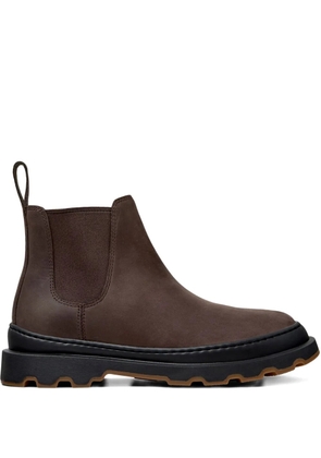 Camper Brutus elastic-panelled nubuck leather Chelsea boots - Brown