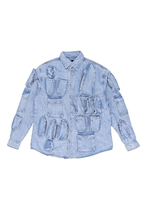 Who Decides War pocket tech coat - Blue