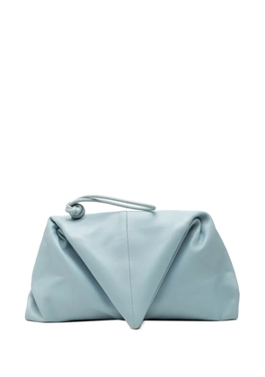 Bottega Veneta Pre-Owned 2010-2025 Leather BV Trine Angular clutch bag - Blue