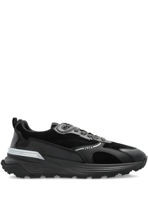 Iceberg panelled lace-up sneakers - Black