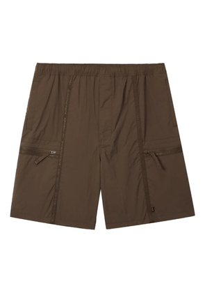 Alpha Industries logo-patch bermuda shorts - Brown