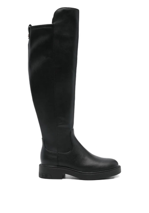 GUESS USA zip-up knee-high boots - Black