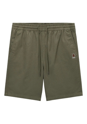 FINGERCROXX drawstring side-pocket shorts - Green