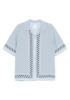 SANDRO heart-print T-shirt - Blue