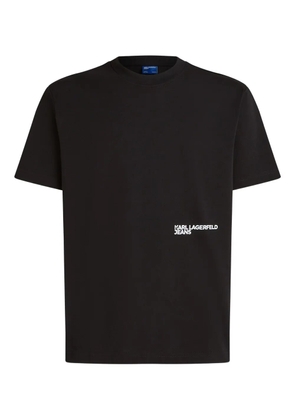 Karl Lagerfeld Jeans logo-print T-shirt - Black