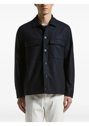 Peserico pocket button jacket - Blue