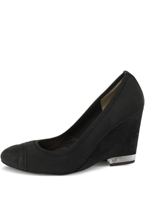 Tory Burch Pre-owned 90mm wedge pumps - Black
