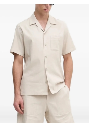 Iceberg revere-collar short-sleeve shirt - Neutrals