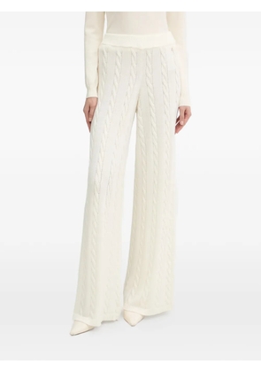 GUESS USA cable-knit trousers - Neutrals