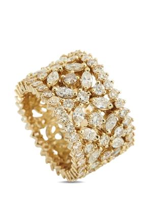 LB Exclusive 18k yellow gold marquise diamond ring