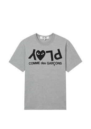 Comme Des Garçons Play logo T-shirt - Grey