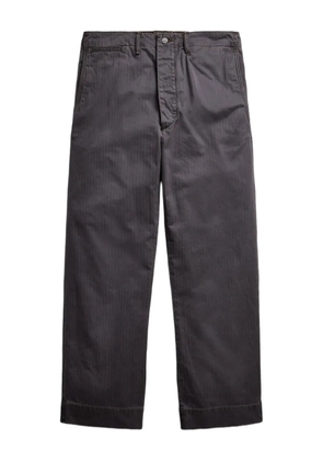 Ralph Lauren RRL pinstriped utility trousers - Black