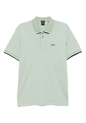 BOSS cotton-blend polo shirt - Green