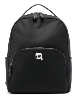 Karl Lagerfeld logo-print backpack - Black