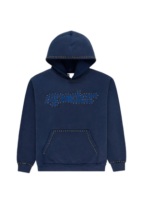 SP5DER Punk V3 studded hoodie - Blue